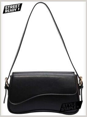 Vintage Croc Satchel Crossbody Shoulder Bag Y2K Clutch Purse